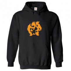 Charizard Inspired Animated Classic Unisex Kids and Adults Pullover Hoodie